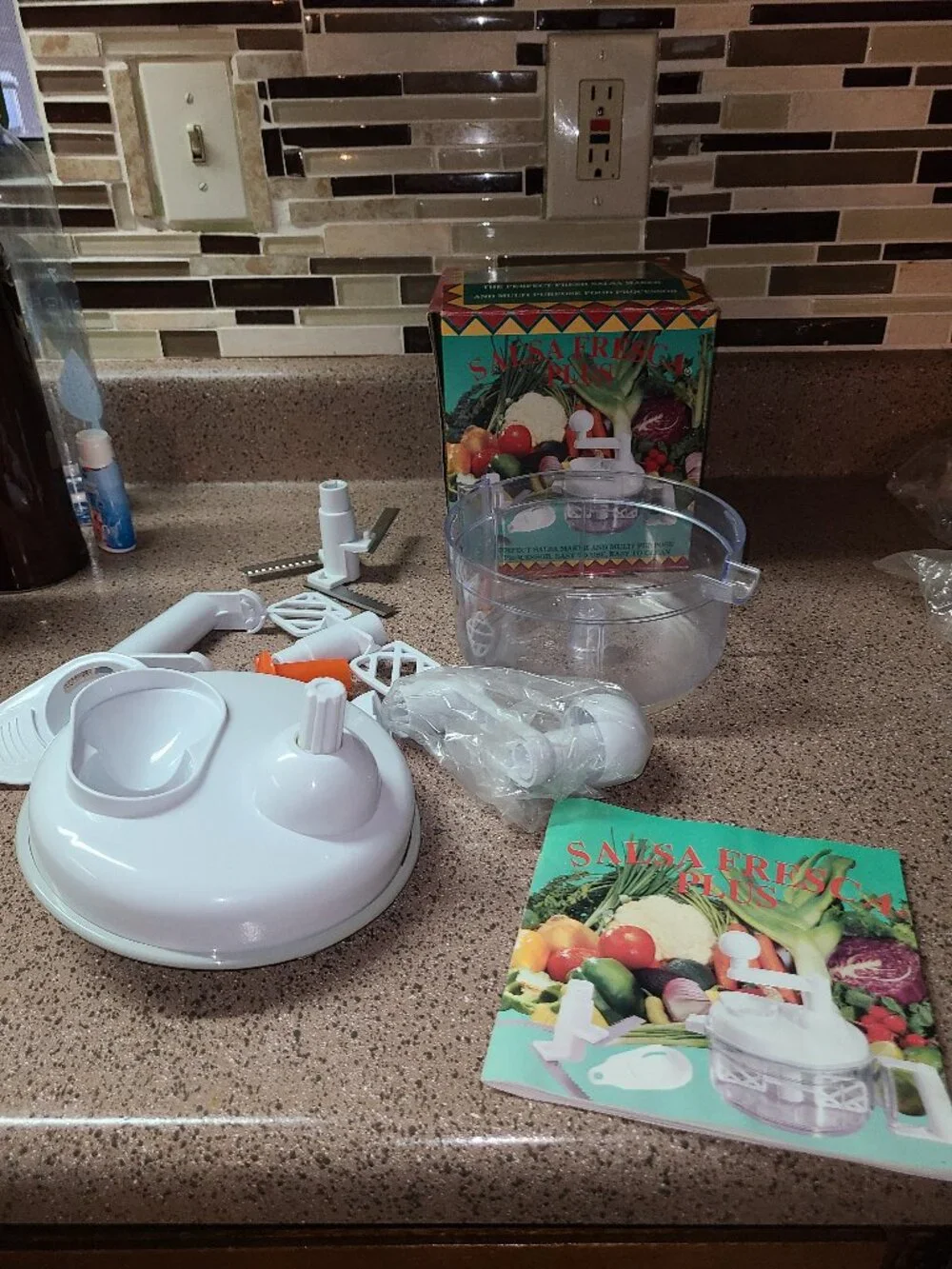 VTG Salsa Fresca Plus Salsa Maker Manual Food Processor German Blades